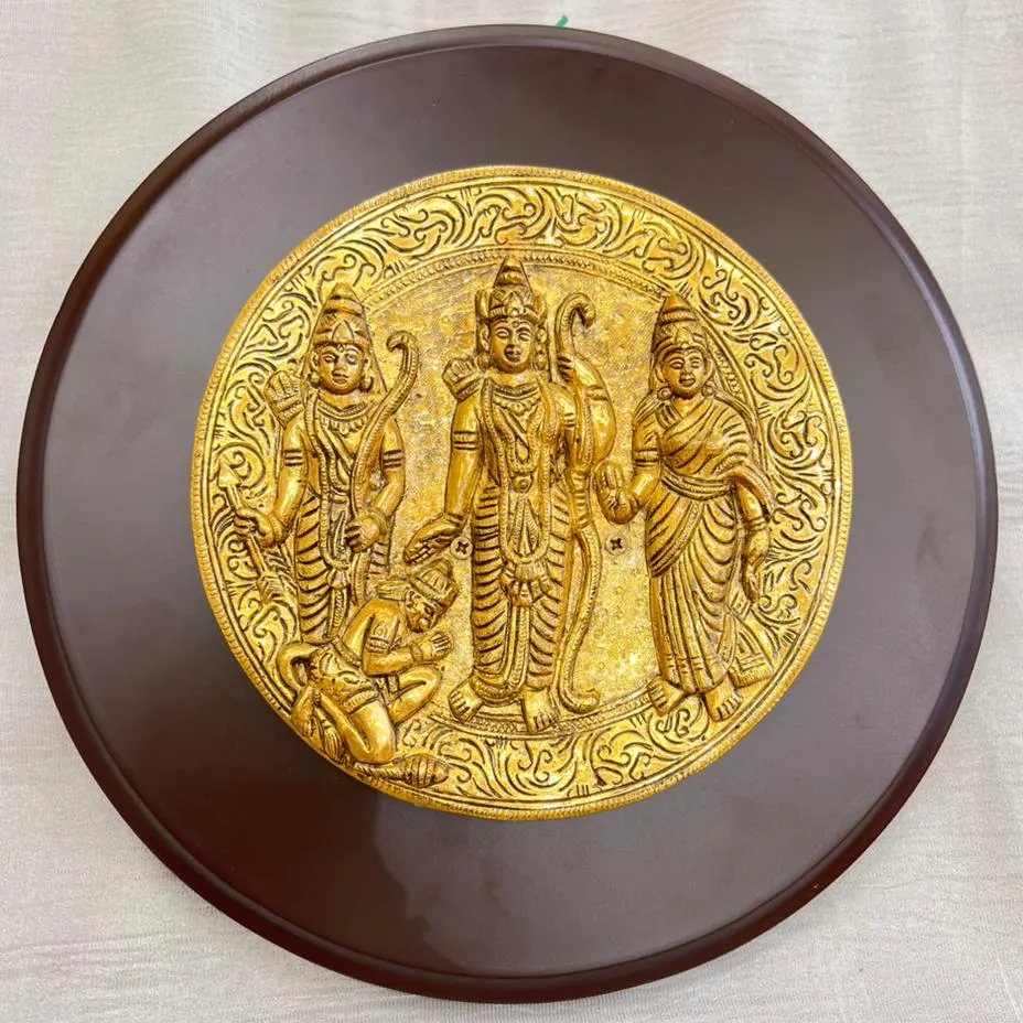 Ram Darbar Wall Hanging (12 Inch) | Lord Ram, Sita, Lakshman & Hanuman
