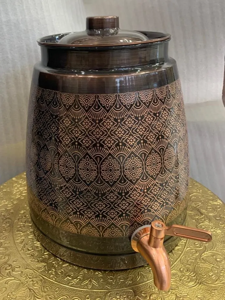 Premium Black Copper Water Dispenser with Tap